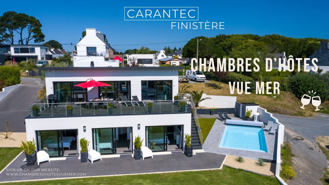 Les chambres d’hôtes vue mer à Carantec