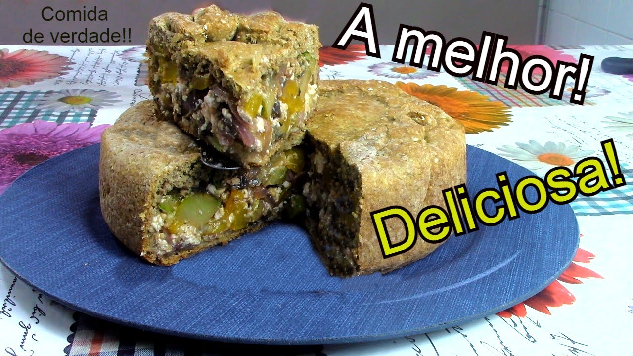 TORTA SALGADA DE LEGUMES, A MELHOR, SAUDÁVEL, FÁCIL E DELICIOSA!