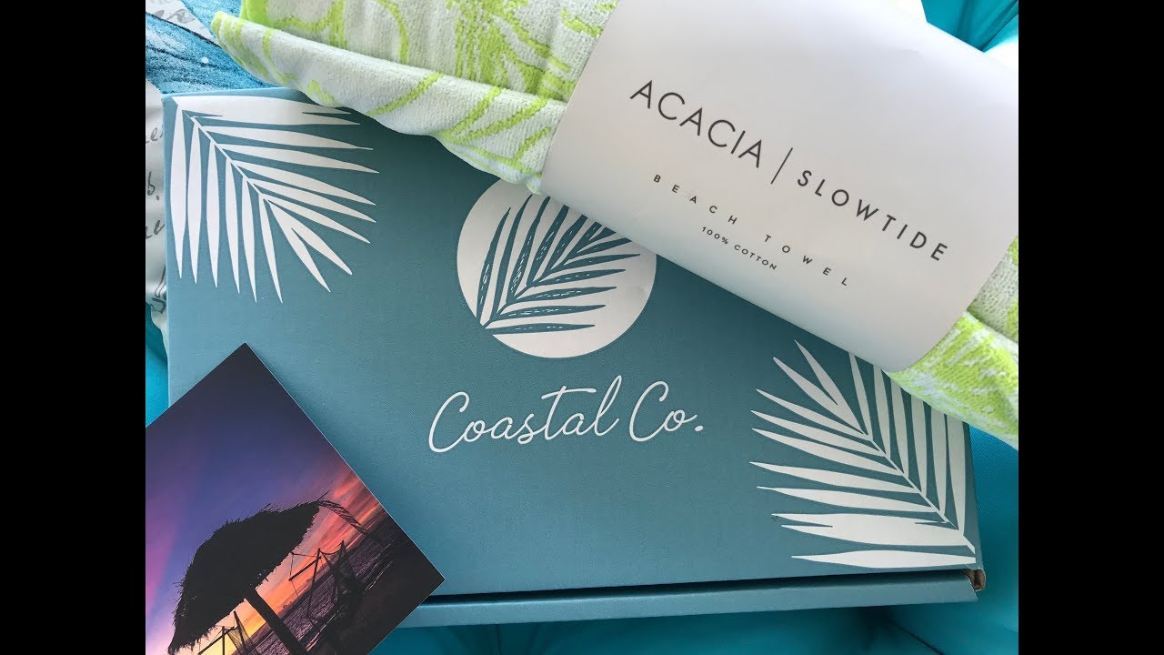 Coastal Co. - Summer 2018: NEW Beach Inspired Subscription Box #beacheveryday