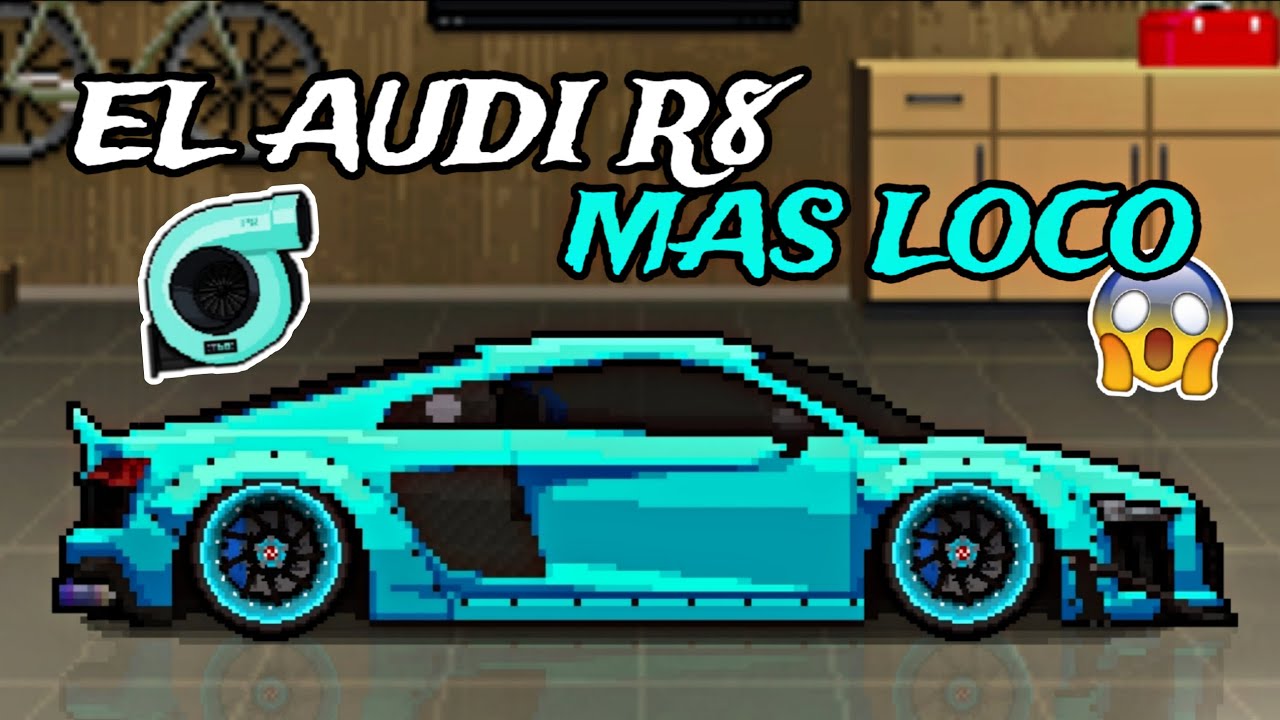 CONSTRUYENDO el Audi R8 más LOCO del PLANETA (Twin TURBO) Pixel Car Racer 