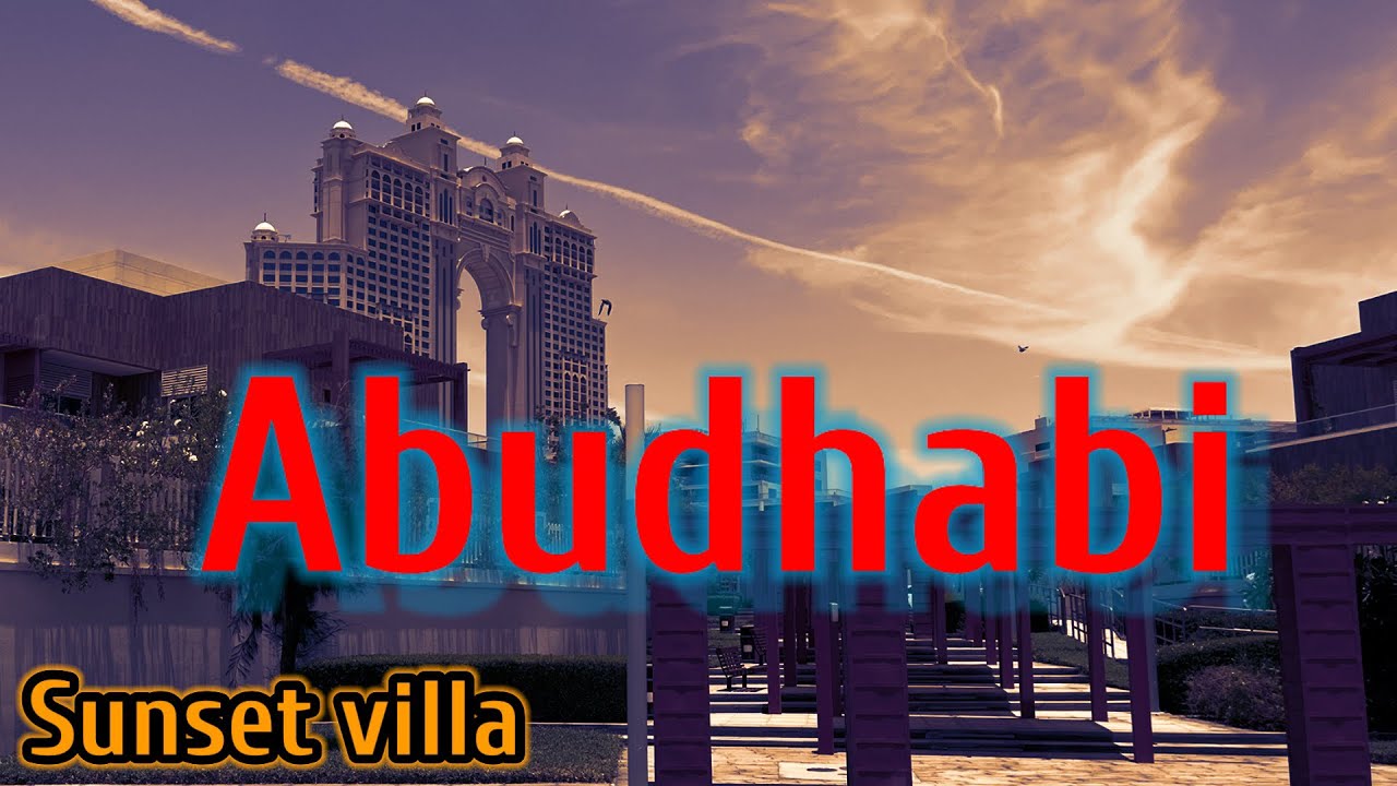 Abudhabi marina sunset villa@RY2003-