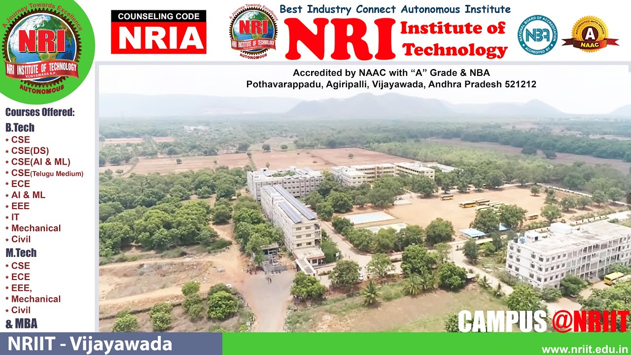 NRIIT Deemed to be University Inspection Video Tour