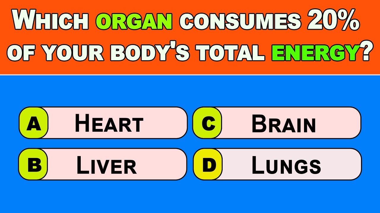 Only 1% Can Score 50/50 On This Impossible Human Body Quiz!
