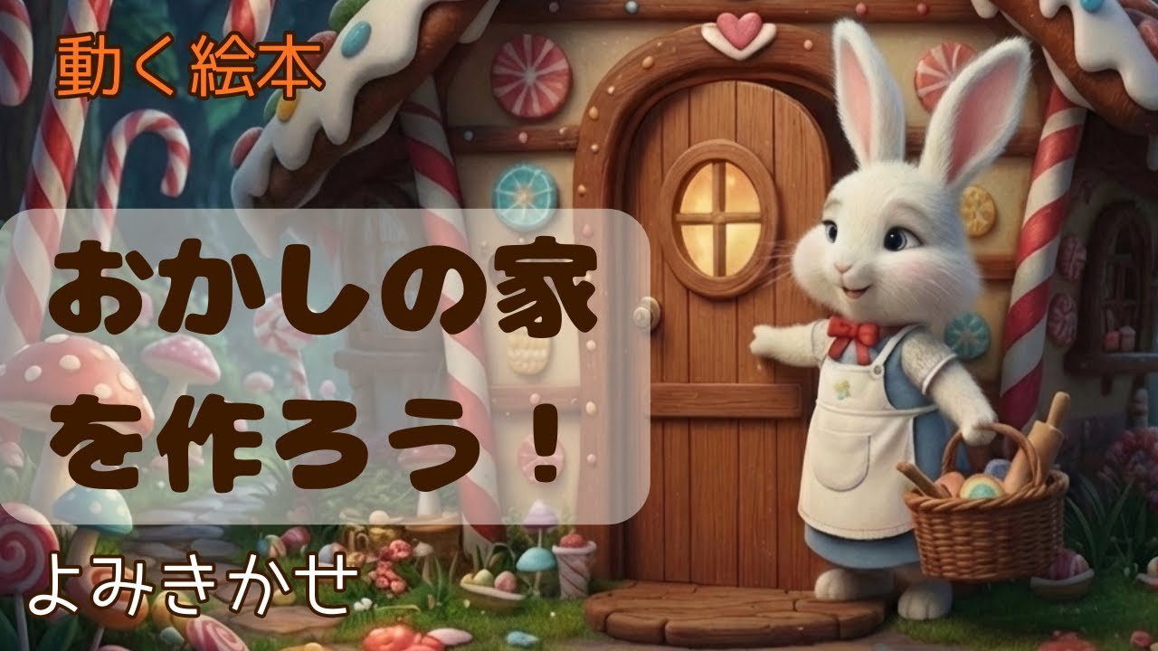 『ミミちゃんのお菓子の家大冒険』：動く絵本、よみきかせ
