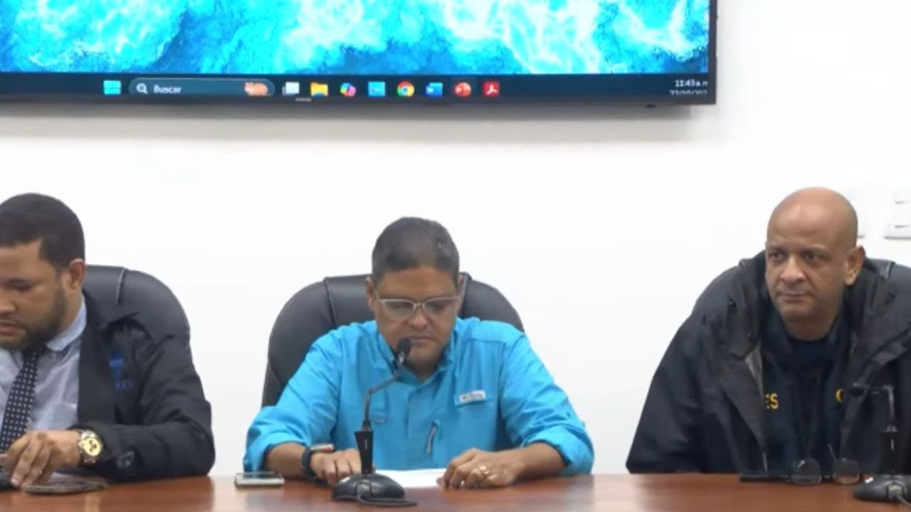 EN VIVO | Rueda de prensa del COE por tormenta Melissa