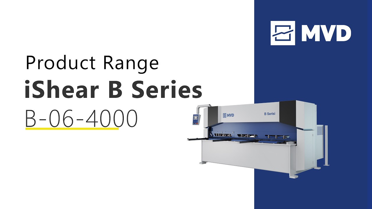 MVD iShear | B06 - 4000 Hydraulic Guillotine Shear Cutting Machine