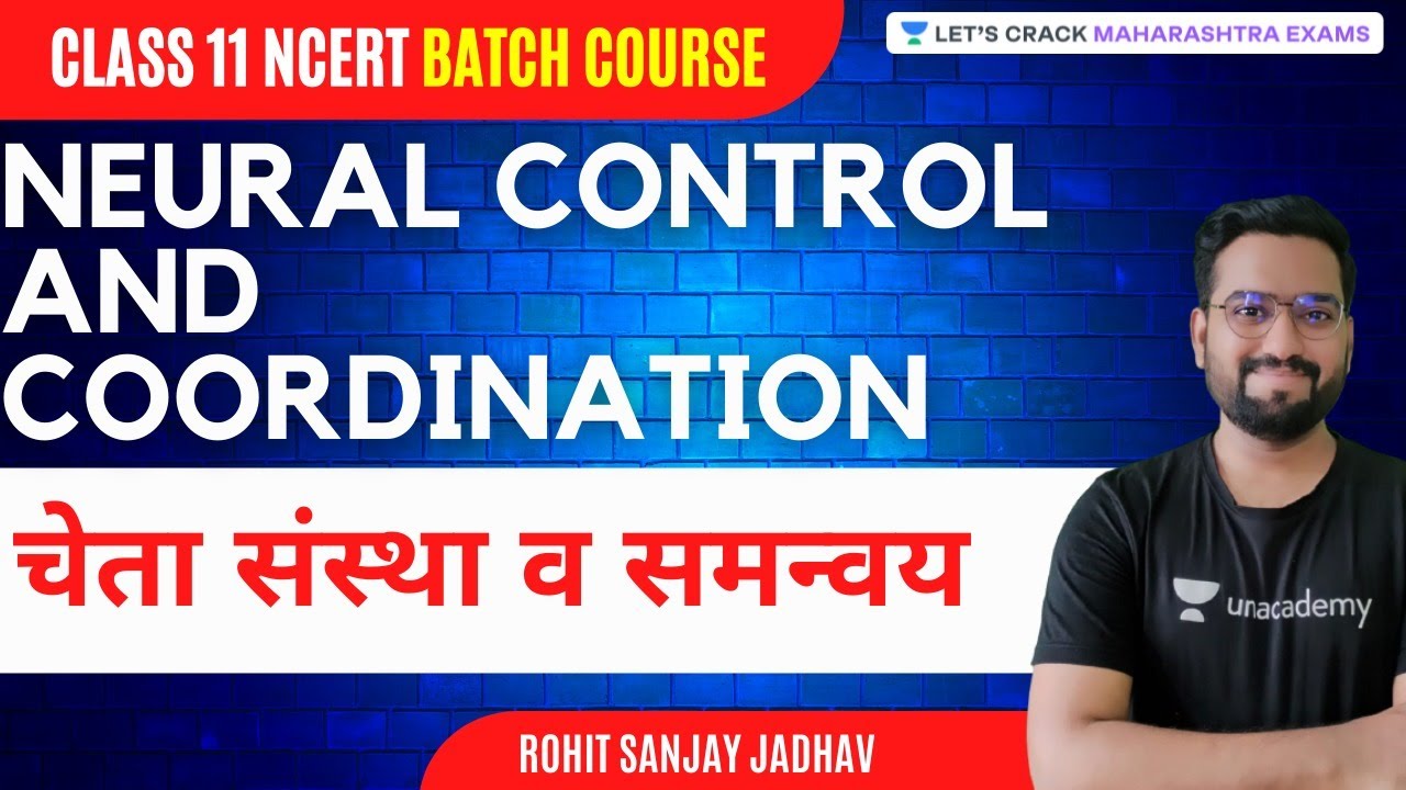 Neural Control & Coordination | चेता संस्था व समन्वय | NCERT 11th | MPSC | MH Exams | Rohit J
