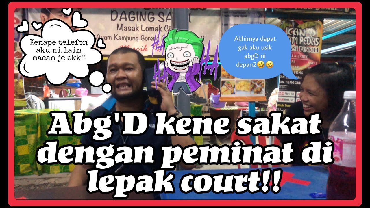 LAWAK Latah Viral!! Abg’D kene kacau dengan followers di lepak court!!