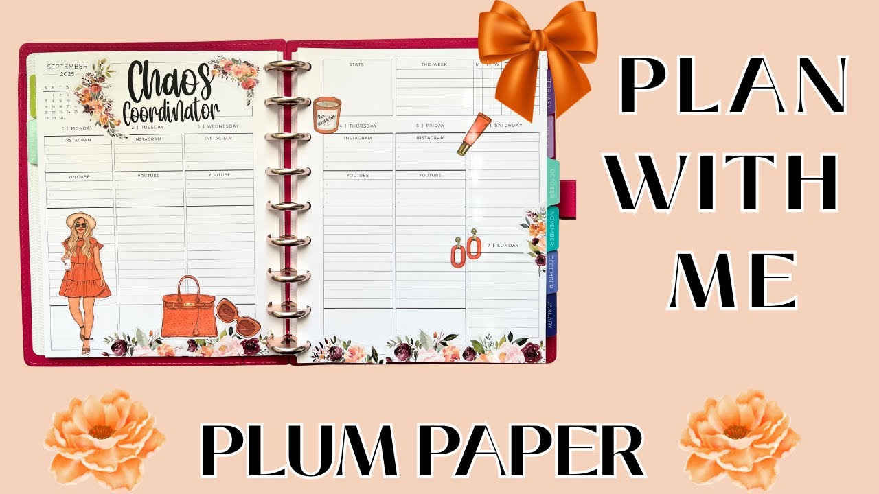Plum Paper ~ Plan with me