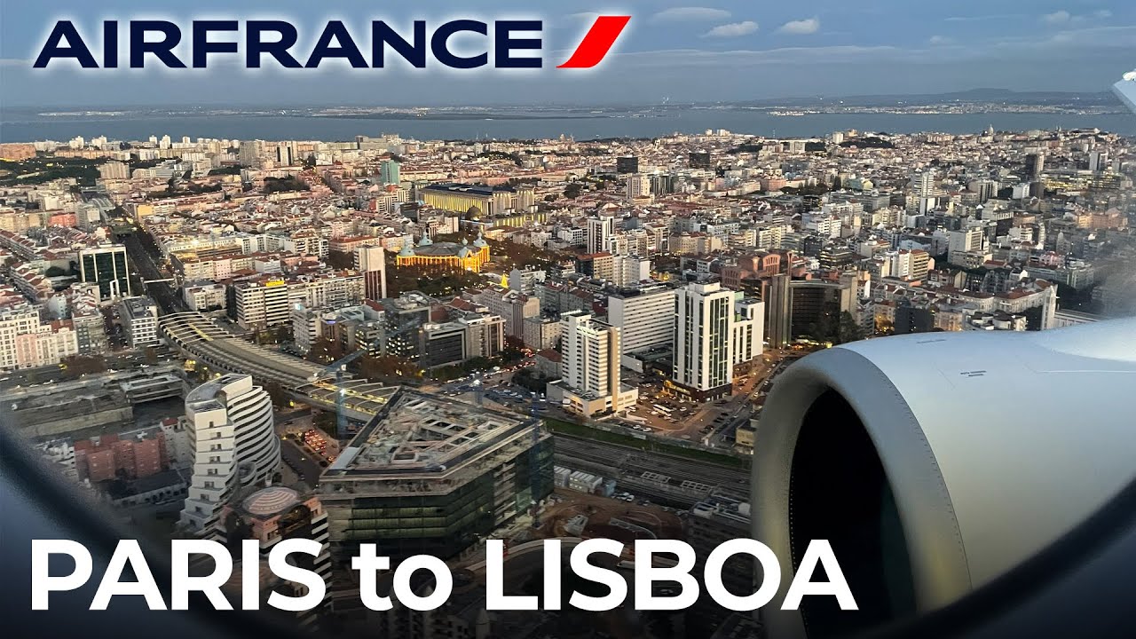 PARIS CDG - LISBOA | AIR FRANCE A320 | ECONOMY