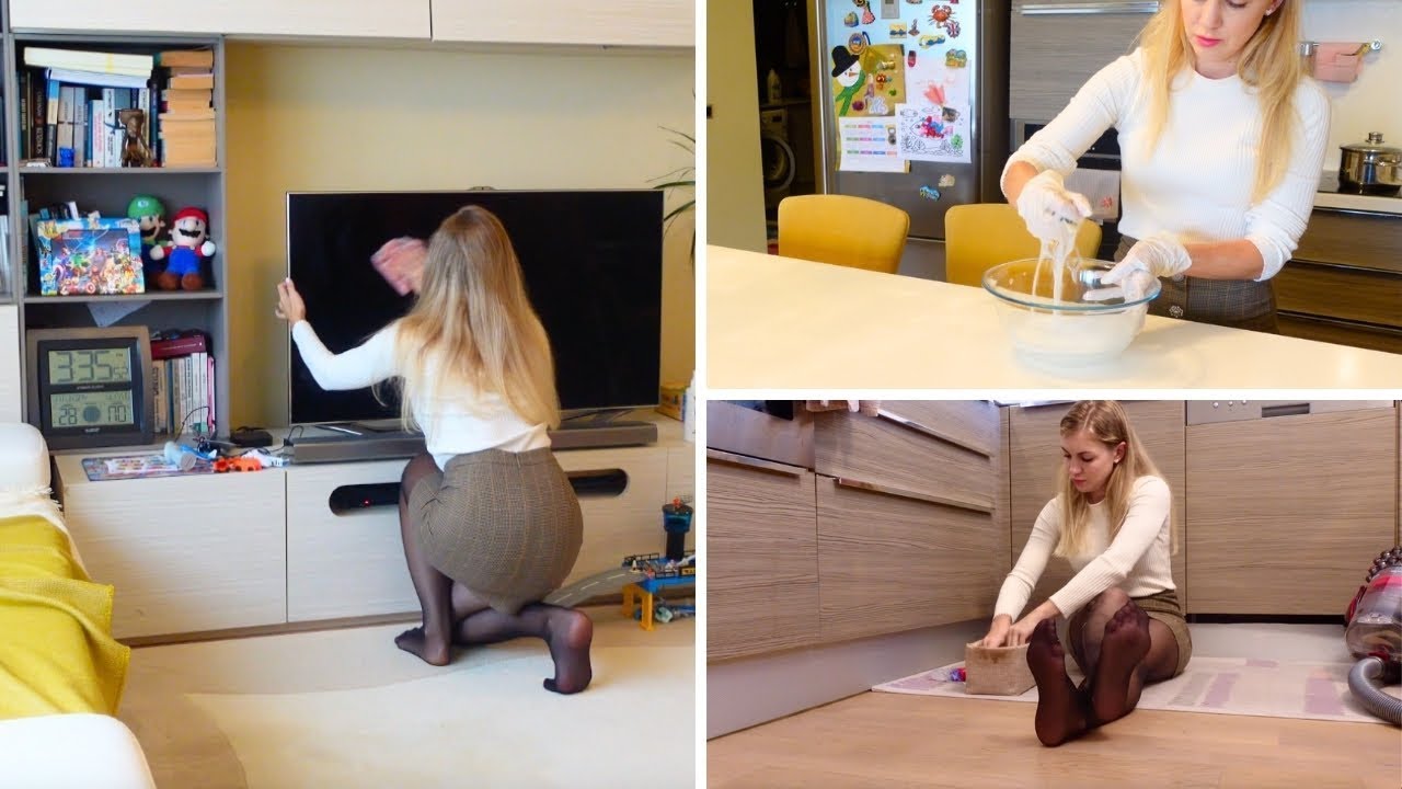 Soft Cleaning Day at Home – Vacuuming, Dusting & Cooking Cozy Soup