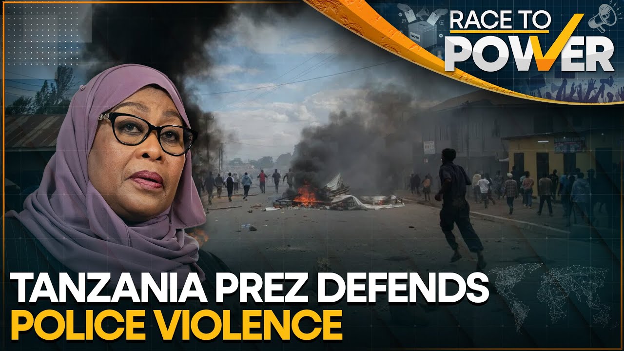 Tanzania's President Defends Brutal Crackdown on Post-Poll Protests | Race To Power