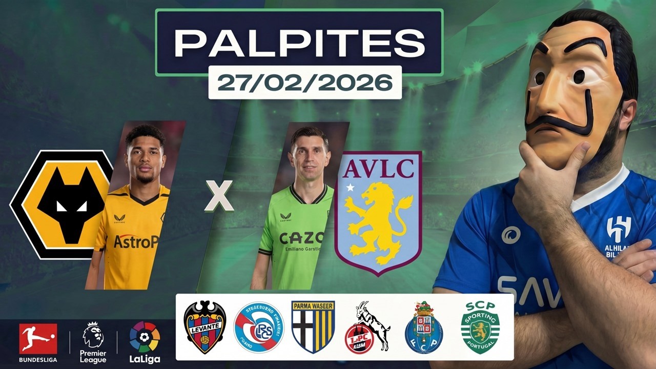 PALPITES DE FUTEBOL PARA O DIA 27 02 2026 + BILHETE PRONTO (SEXTOU NO LA CASA DE TIPS)