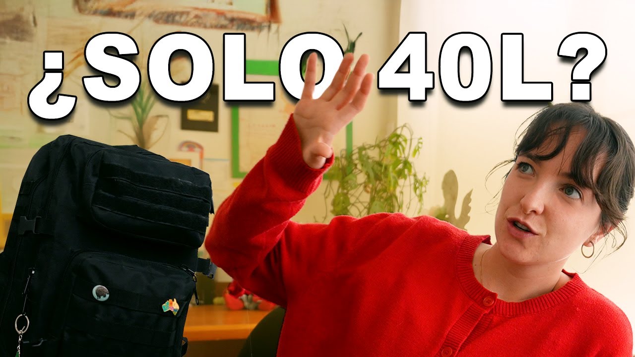 ¿Se puede viajar a ASIA y ESPAÑA con solo 40L? 🎒 Esto es lo que llevo