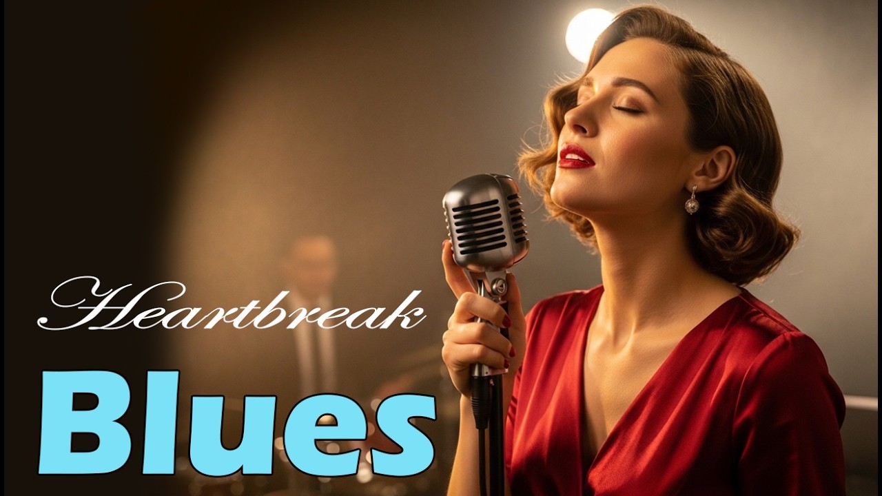 Heartbreak Blues｜Best of Slow Blues | Playlist for Relaxing｜Work｜Study｜Ballads | Coffee