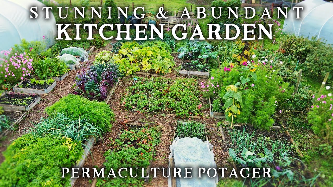 Hugely Productive No Dig Kitchen Garden | Inspiring Raised Bed Growing
