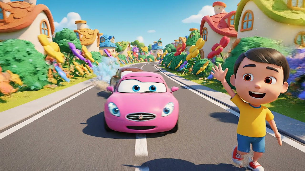 Ten Little Toy Cars Beep Beep Beep | Nursery Rhymes for Kids & Baby Songs
