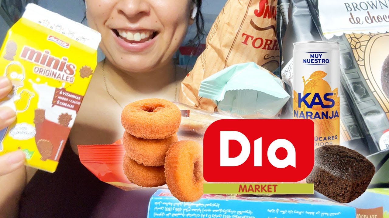 Probando dulces españoles que encontré en supermercado DIA