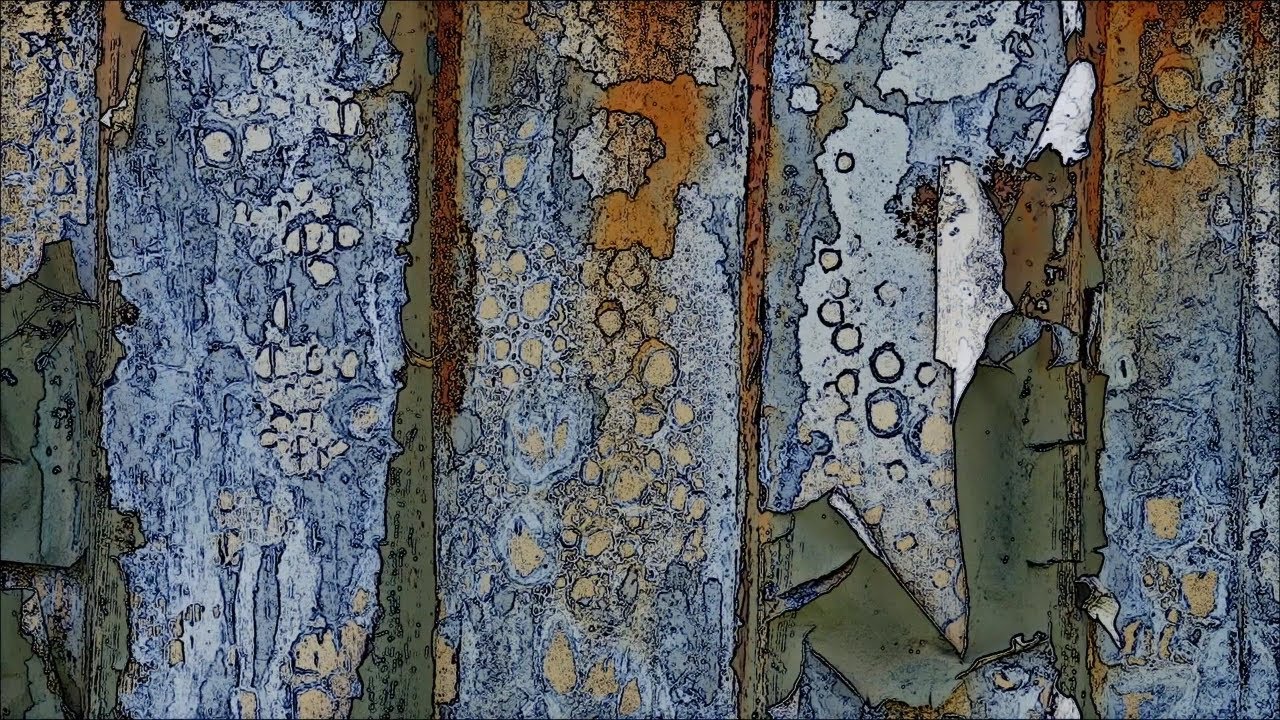 Domain of decay.  Audiovisual art - video art - ambient synthesisers