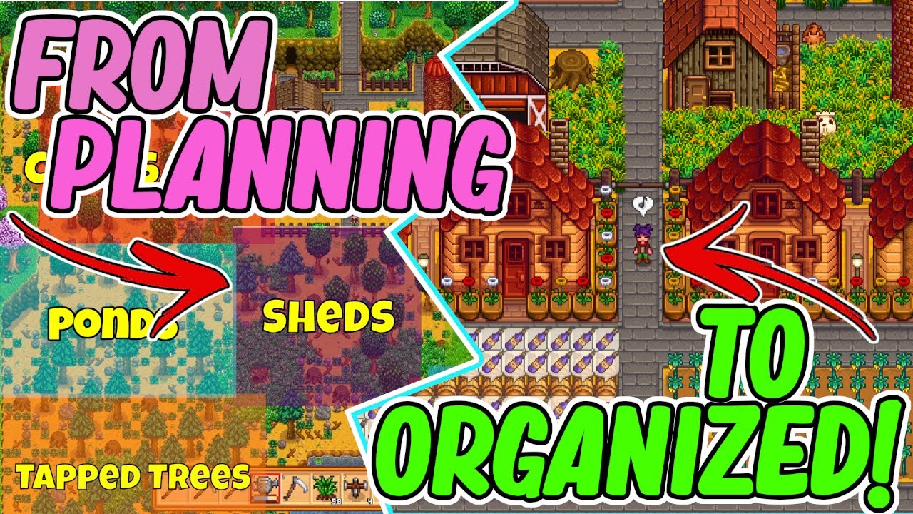 Как я планирую и организую свою ферму! | Советы по Stardew Valley