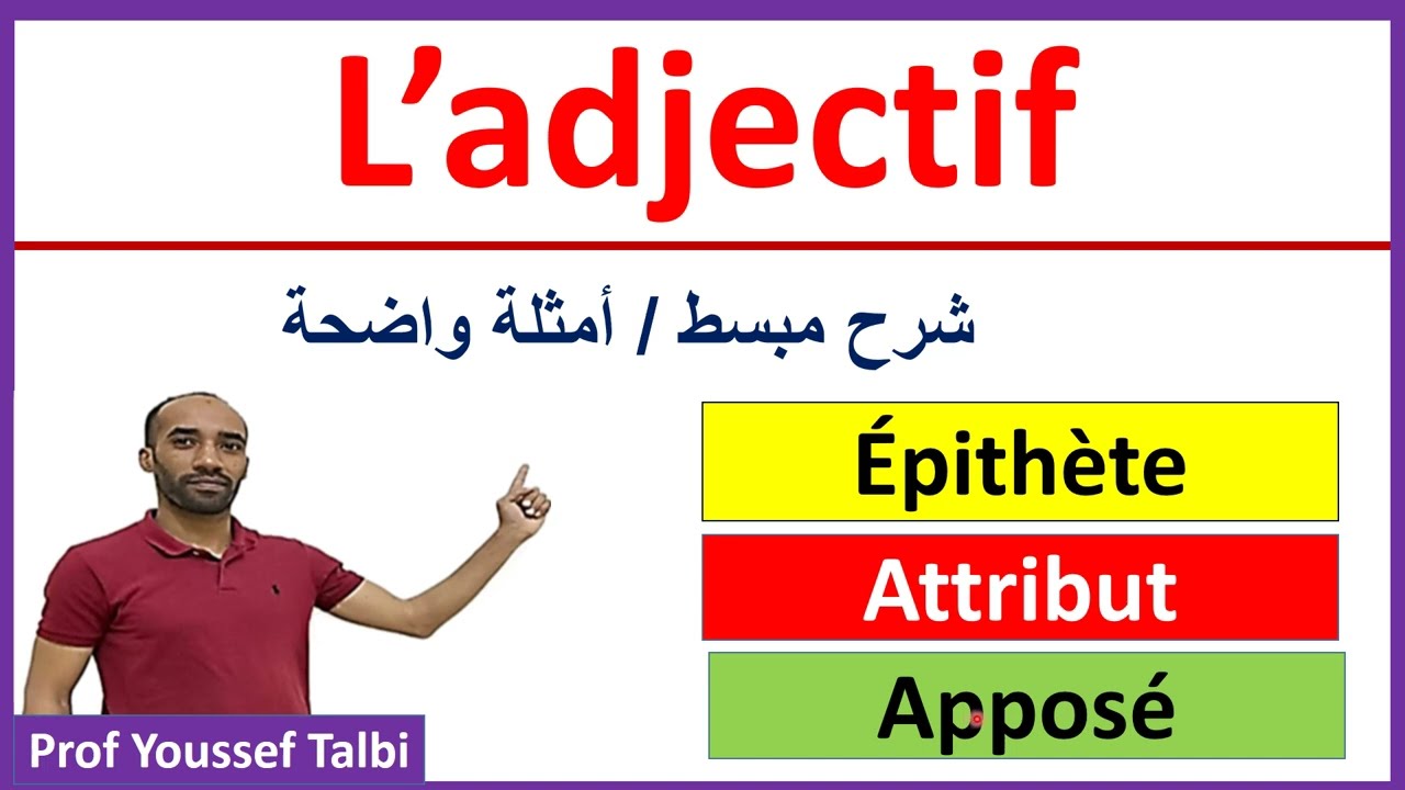 Adjectif épithète , attribut et apposé.