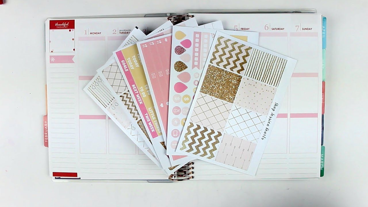 Plan With Me | Pink and Gold Bow 'N Arrows (ShopJessicaHearts)