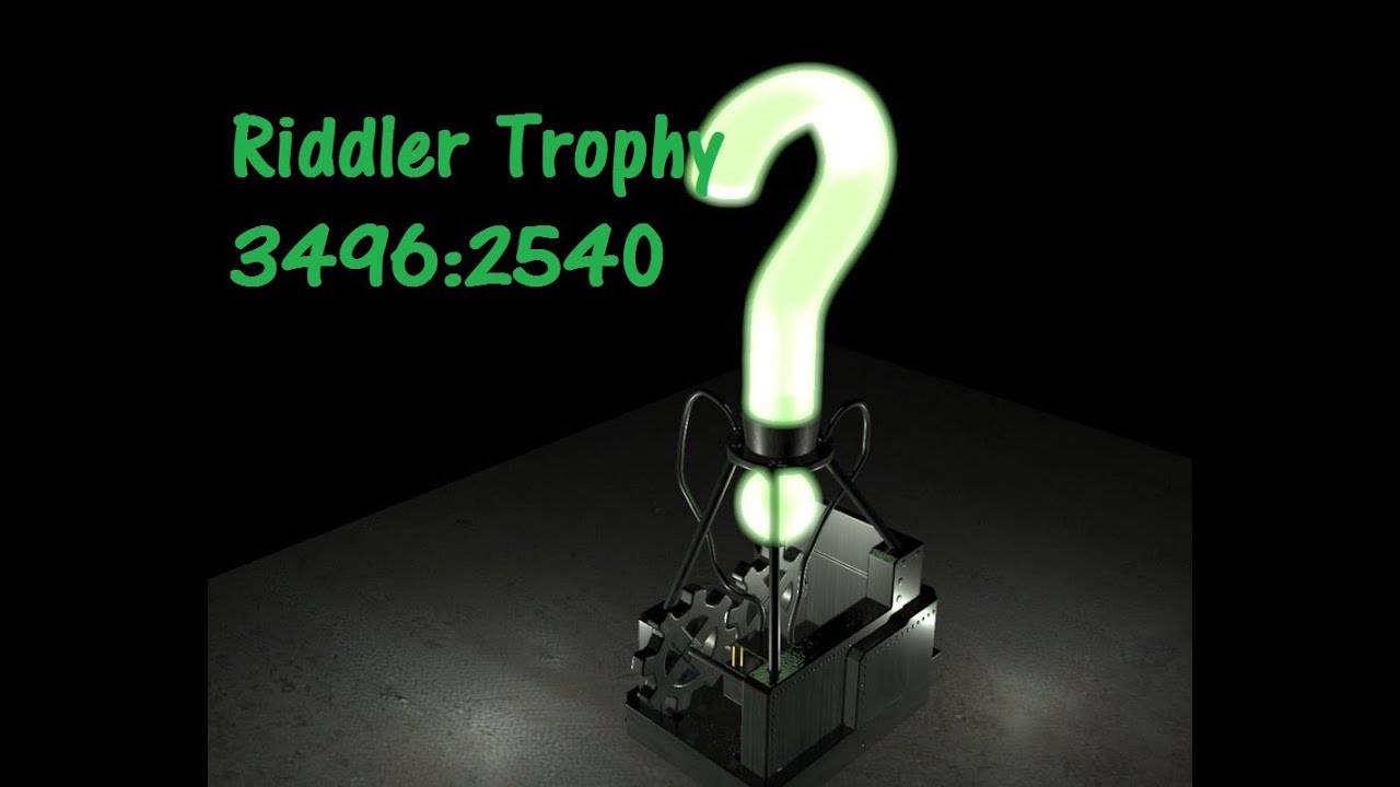 Batman Arkham Knight: Riddler Trophy 3496:2540