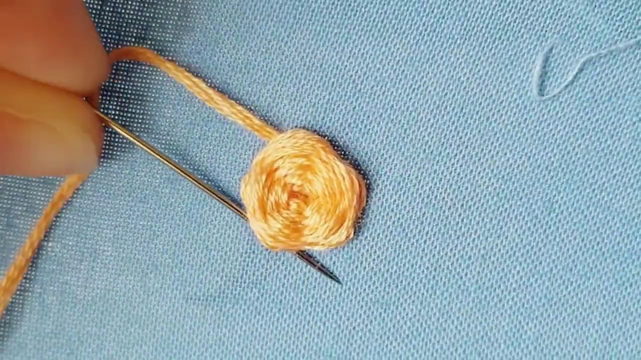 Woven wheel rose