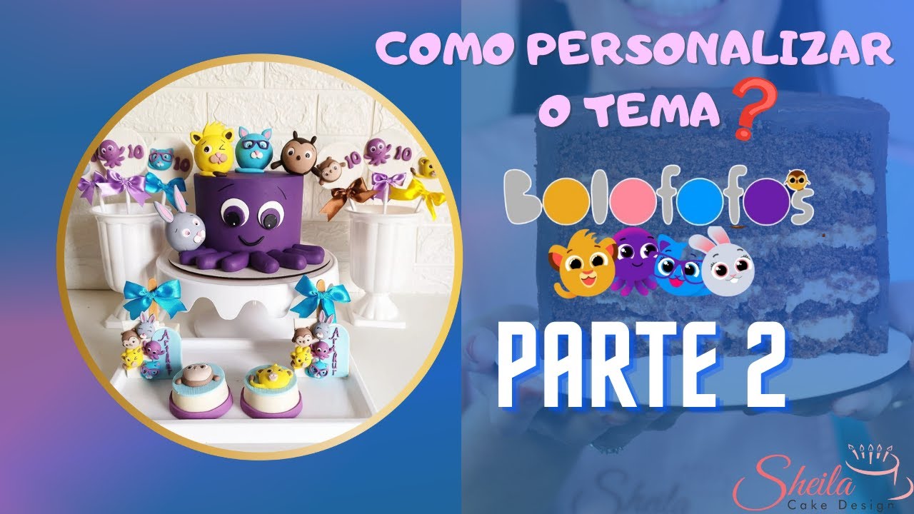Parte 2 - BoloFofos: Aprenda a Decorar com Pasta Americana #bolofofos #pastaamericana #confeitaria