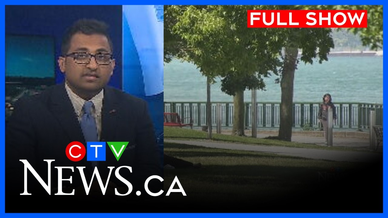 Сильная жара в Уиндоре | CTV News Windsor в 23:00, вторник, 30 июня 2026 г.
