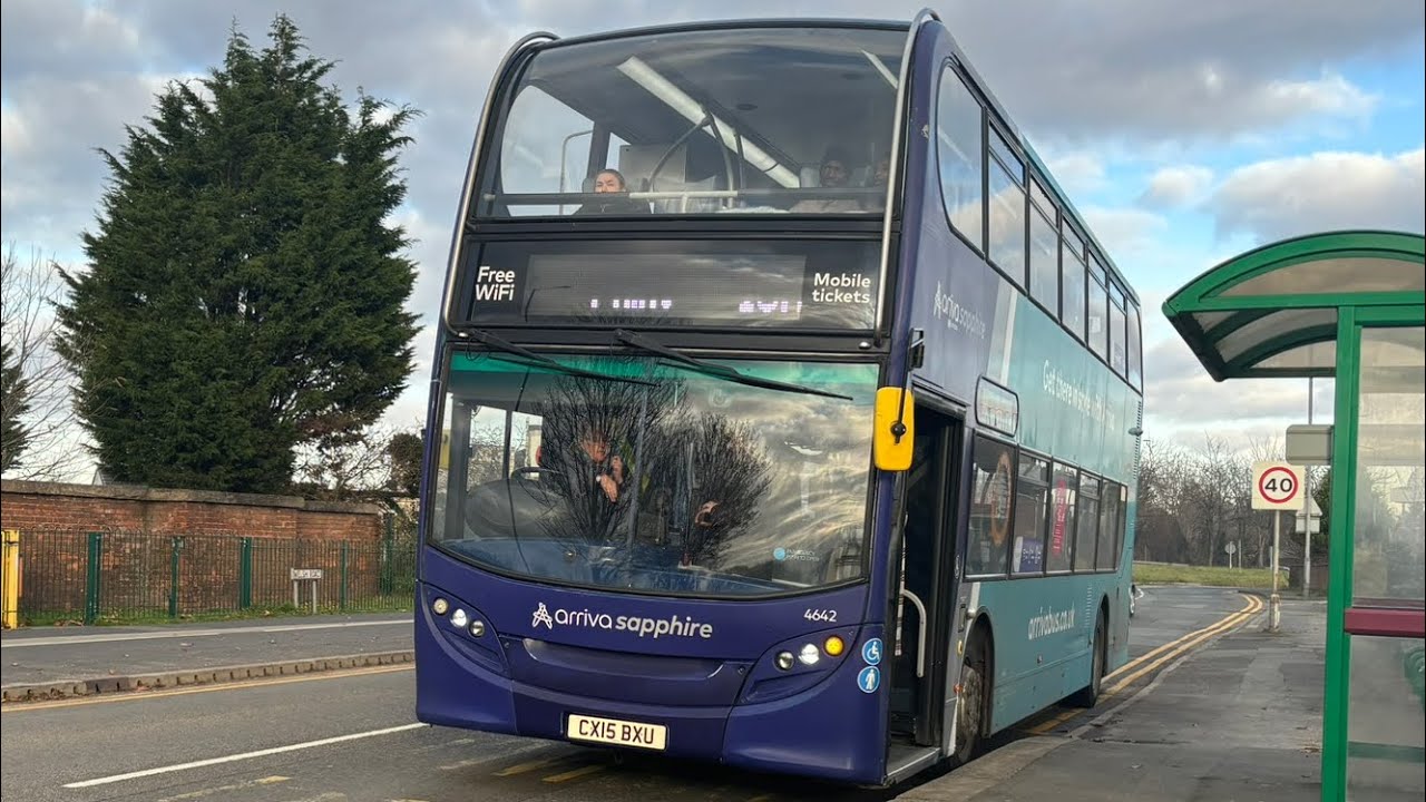 Hammered! Arriva Wales (Chester) - 4642 CX15 BXU - Route X4