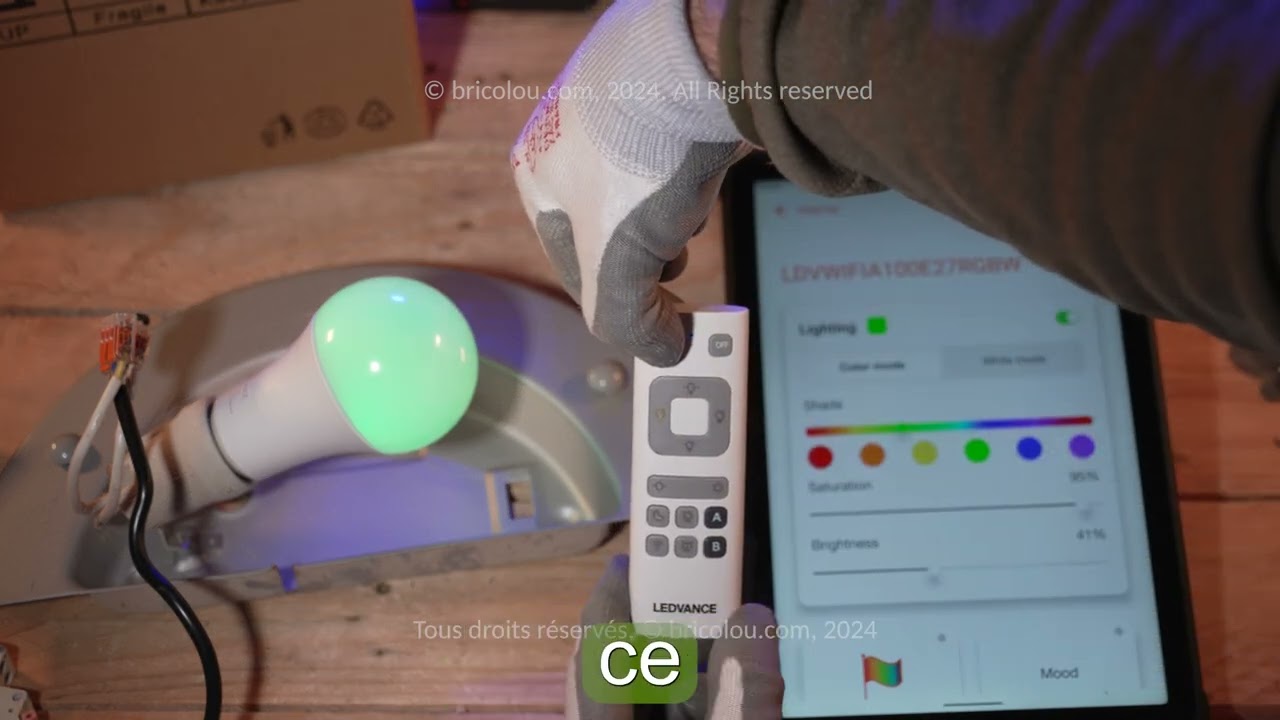Comment appairer télécommande Osram LedVance avec une lampe led ?