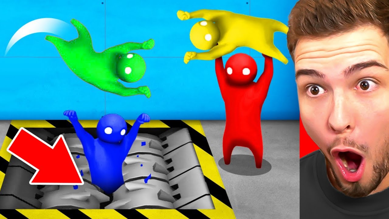 TÖDLICHER SCHREDDER vs. MEINE FREUNDE! (Gang Beasts)