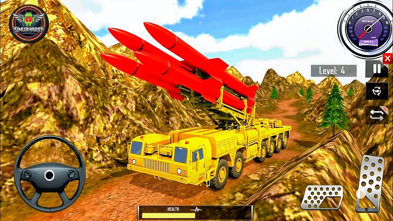 Rocket Attack Missile Truck 3D: Best Android Combat Simulator 2026 | @SIMUBHARAT