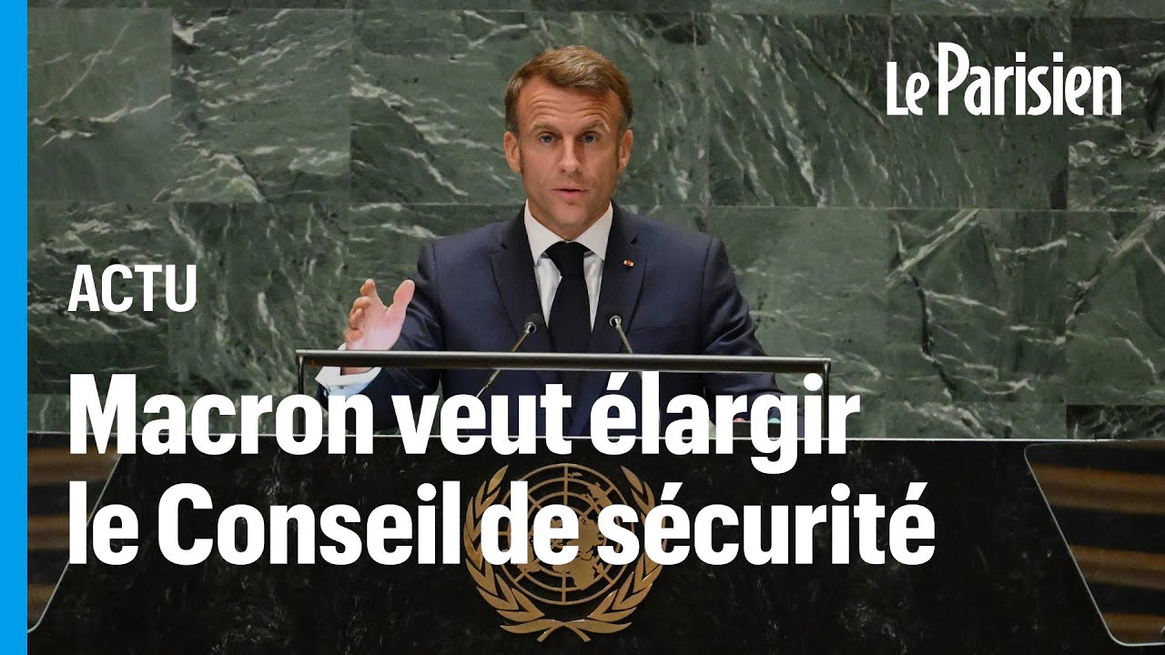 Les propositions d'Emmanuel Macron pour réformer l’ONU