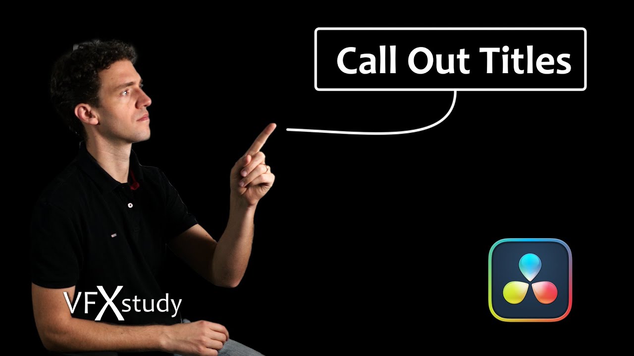 Call Out Title Template from Scratch in Resolve / Fusion