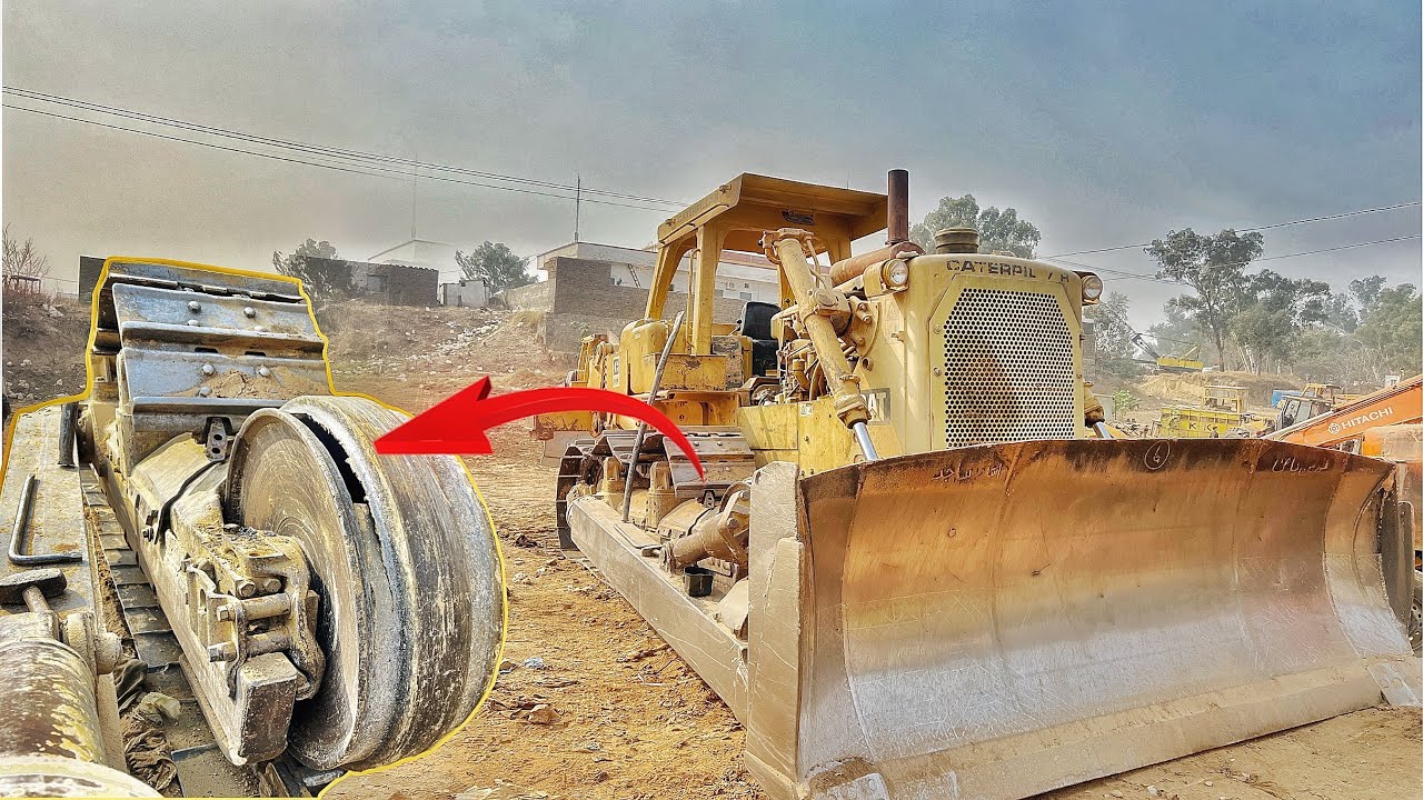 Caterpillar Bulldozer D8k broken order Wheel Broken Parts Changing |Full Opening & Fitting Process