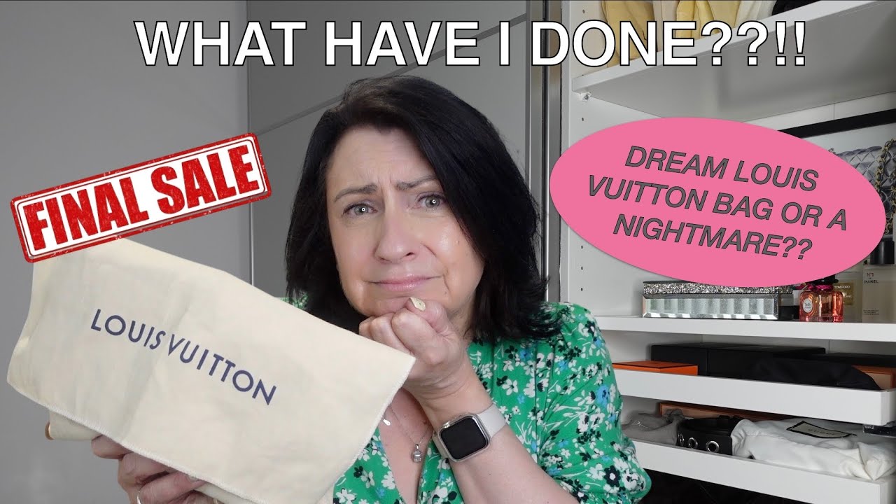 MY FIRST LOUIS VUITTON BAG UNBOXING ON YOU TUBE!! | HAVE I MADE A BIG MISTAKE? | GENUINE REACTION!!