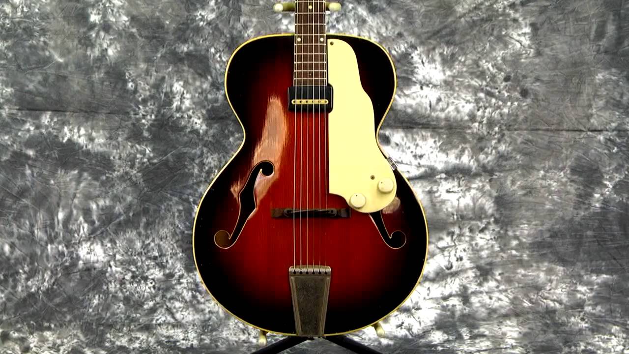 Used Guitars  - RARE Supro El Capitan Guitar Archtop Guitar All Original w/Case - 515-864-6136