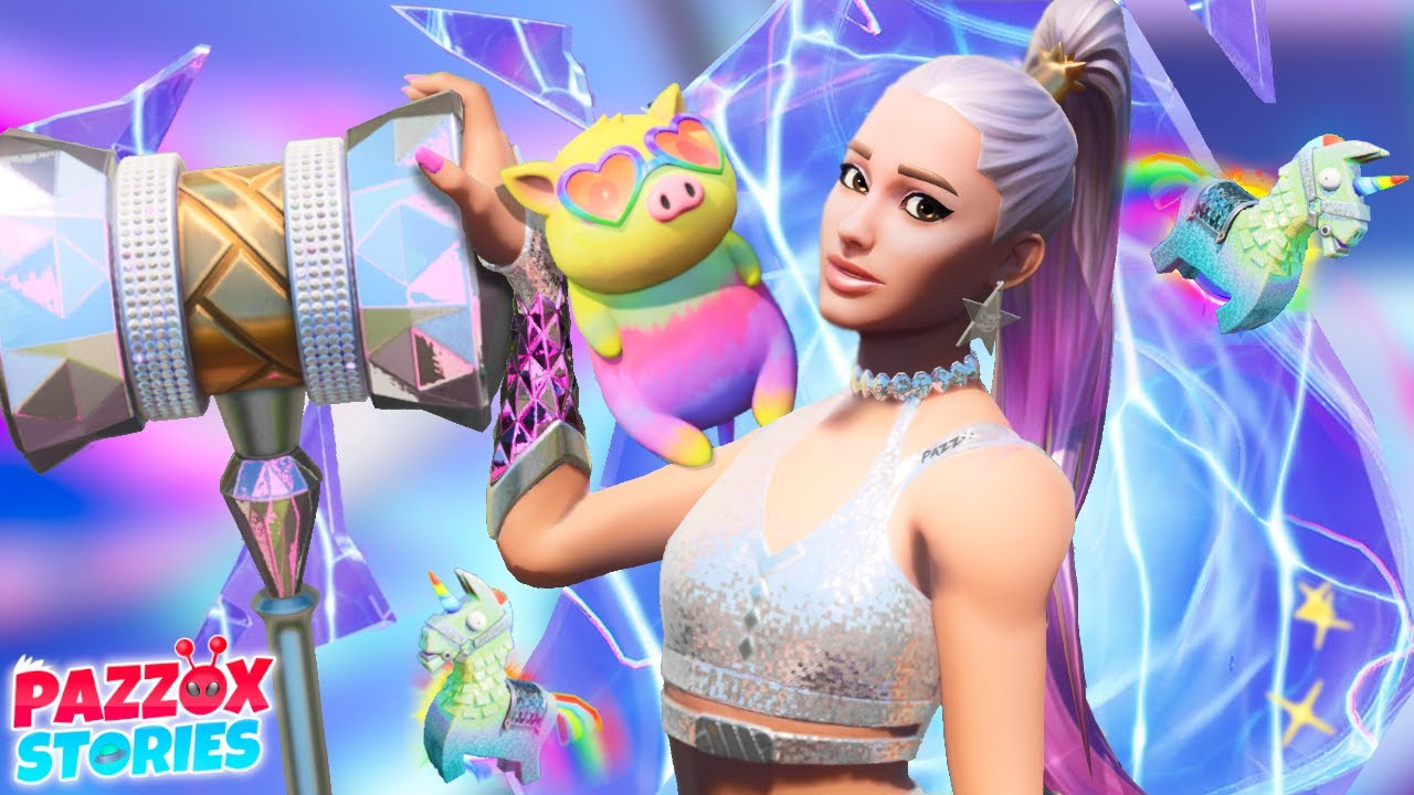 LE ORIGINI DI ARIANA GRANDE SU FORTNITE 🎬 FILM 🎬 Fortnite Stories Pazzox