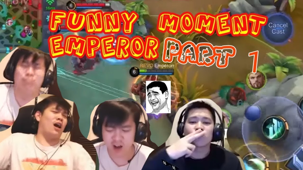 Funny moment emperor saat bermain mobile legend #jonathanliandi #emperor #funnymoment