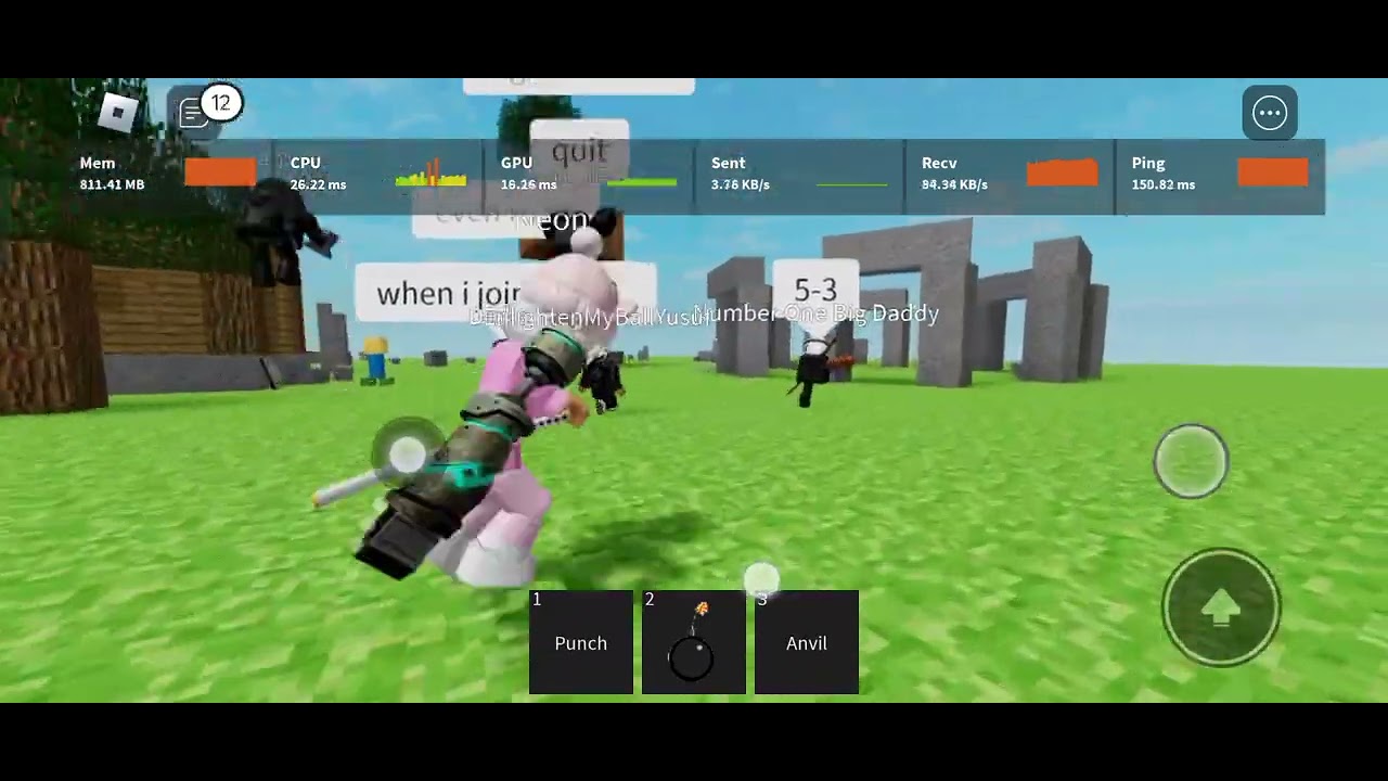  PineTheOverLord vs MidnightCrewMay aka v_Chxp 1v1 (Roblox Bully People Simulator)