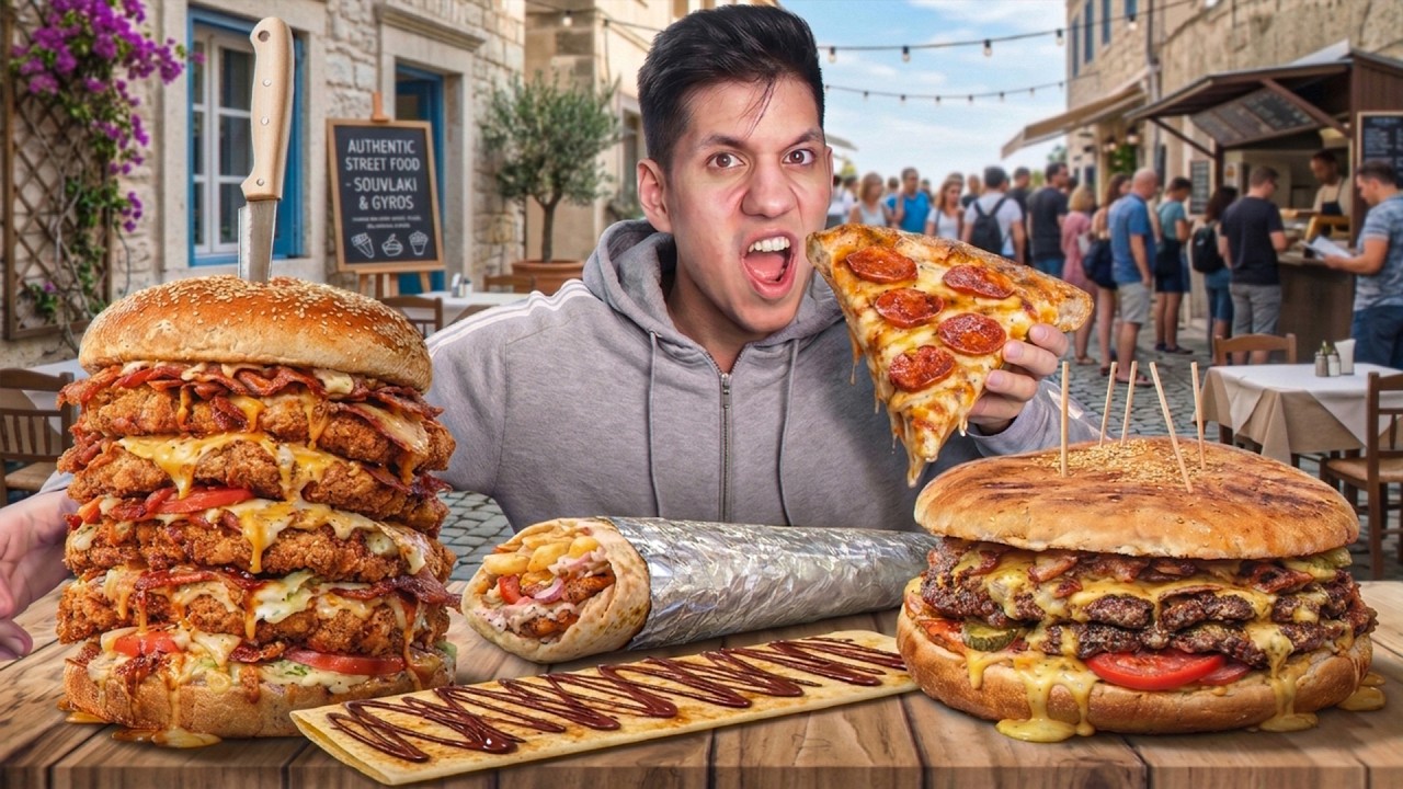 Έφαγα Τα Μεγαλύτερα Street Food Πιάτα Στην Ελλάδα