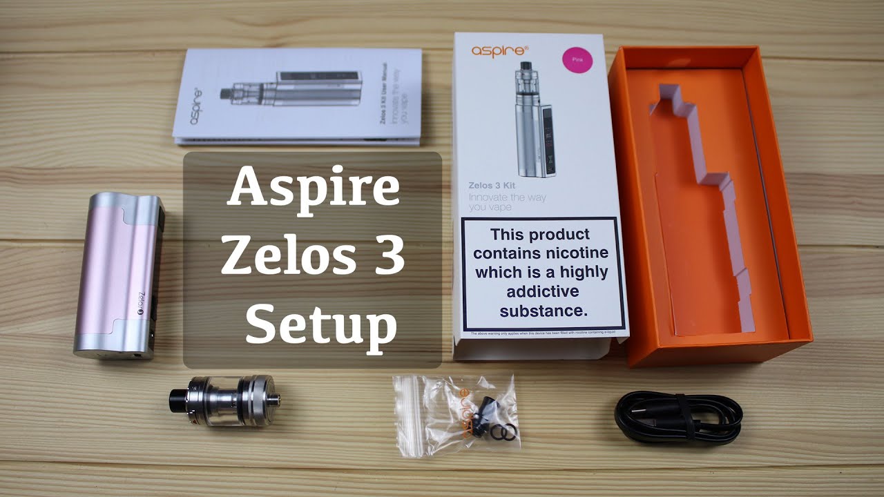 Aspire Zelos 3 | Setup Instructions