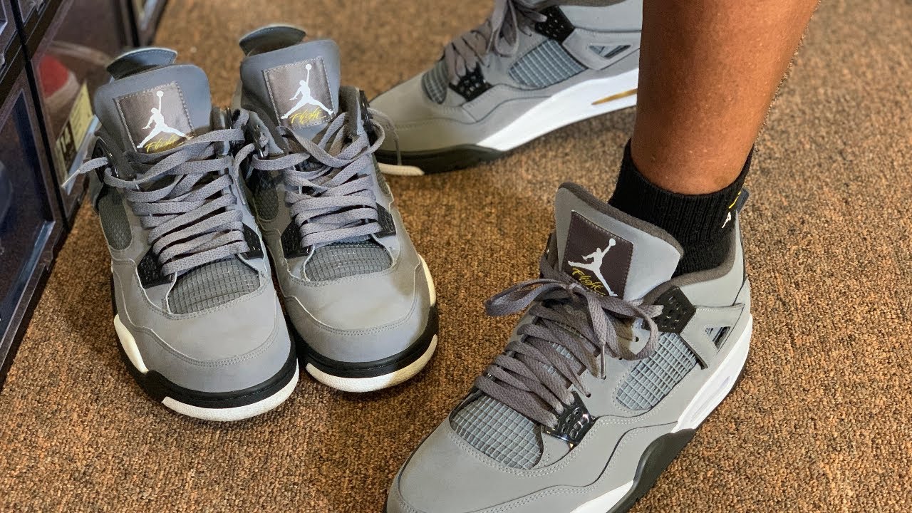 2019 and 2004 COOL GREY RETRO 4 REVIEW