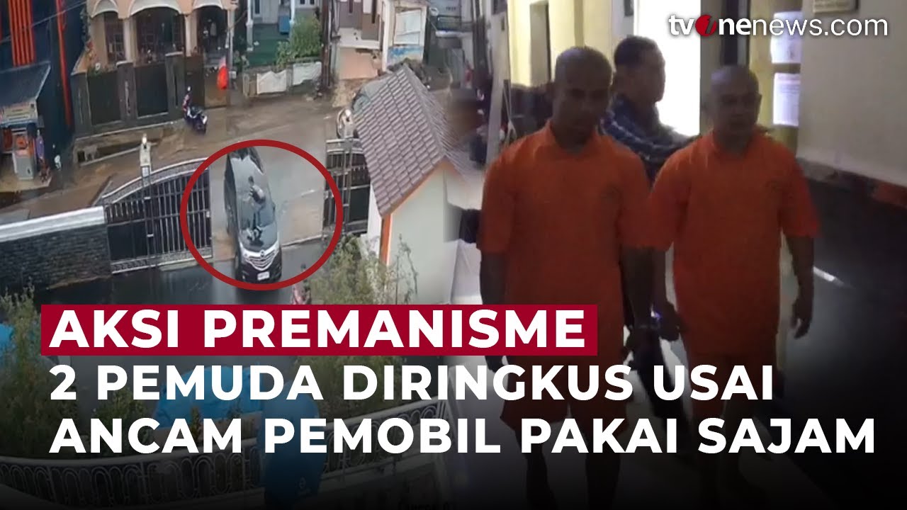 Polisi Tangkap Dua Pemuda Cianjur Setelah Rusak Mobil dan Ancam Pengendara | OneNews Update