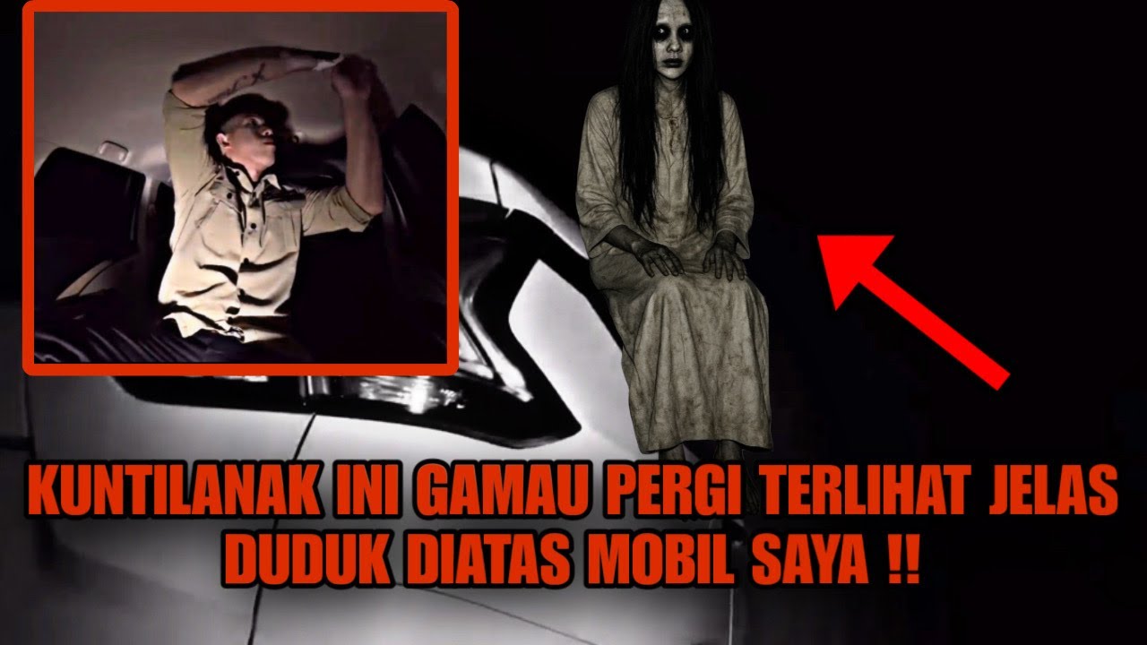 SOLO CAMPING HORROR : SAYA TERJEBAK ! KUNTILANAK DUDUK DIATAS MOBIL SAYA GAMAU PERGI !!