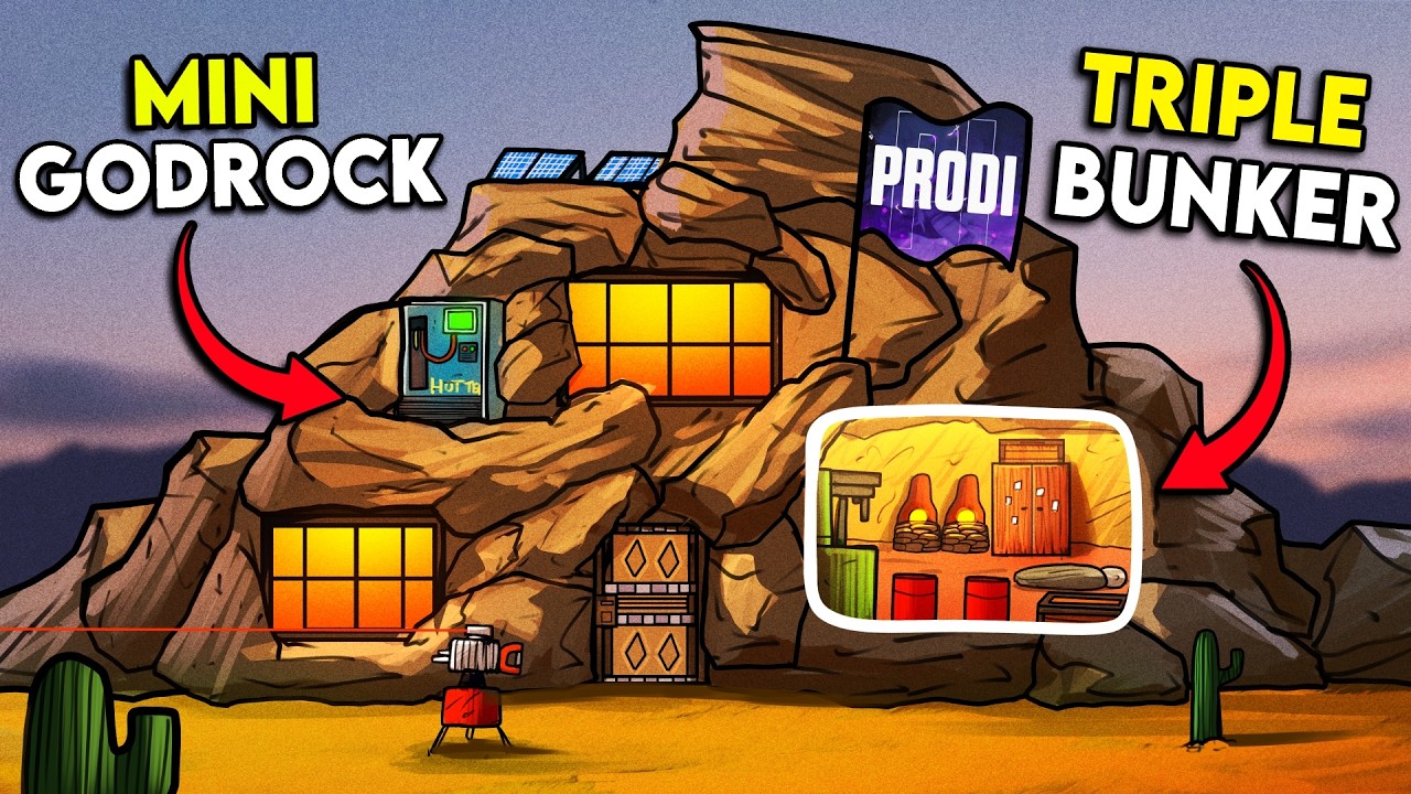 AS&Iacute; es como un SOLO Sobrevive en una MINI-GODROCK en Rust&hellip;