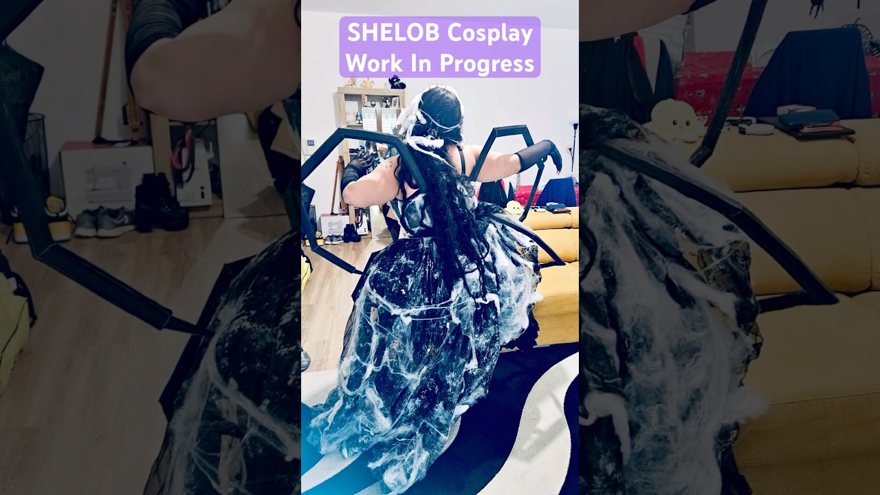 Shelob Cosplay WIP! #2025 #cosmaker #cosplayer #wip #original #cosplay #lotr #lordoftherings