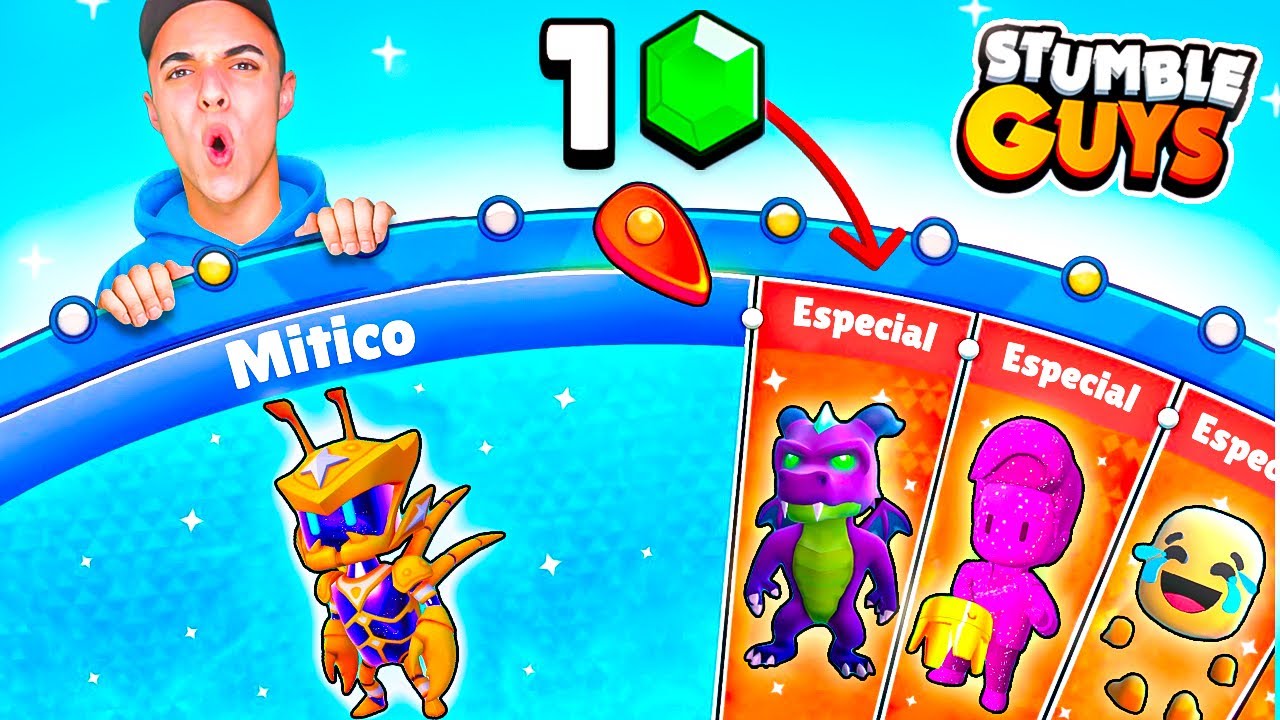 CONSEGUÍ la NUEVA *SKIN MITICA* por 1 GEMA en STUMBLE GUYS! 😱